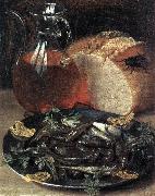 FLEGEL, Georg Still-life with Fish dfgw oil painting reproduction